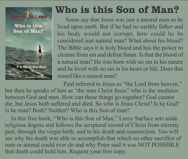 Who is this Son of Man?
